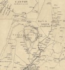 Canton Canton Center Ct 1869  Map With Homeowners Names Shown