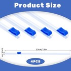 Plastic Wrap Cutter Slide Cutter 4 Pcs Self-adhesive Replacement Quick Two Way P