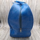 Vtg Brunswick Bowling Ball Bag Retro Stripe Blue Vinyl 70s 80s