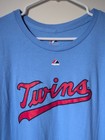 Nwt Majestic Minnesota Twins Mens 2xl T-shirt Harmon Killebrew Vtg Powder Blue