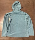 Melanzana Leadville Co Microgrid Hoodie Pullover Fleece Lt Blue Women s Small