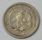 1875-s Twenty Cent Piece Very Good Carson City Silver 20-cents