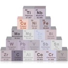 20 Pcs Periodic Table Element Cube Set - Tungsten  Molybdenum  Copper   More - C
