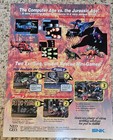 Original Snk Neo Geo Prehistoric Isle Ii  Advertising Flyer Rare  New Old Stock 