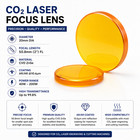 Cvd Znse Co2 Laser Focus Lens 20mm Dia 50 8mm Fl 2  Meniscus 40w-200w