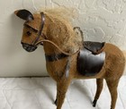 Pull Toy Horse  Missing Base  Primitive  Late 1900   s