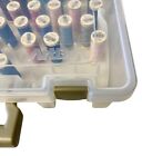 95 Spools Gutermann Polyester Thread And Artbin Organizer Case Clear Plastic