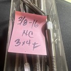 3 8-16nc 3 And 4 Flute Hs-g-h3 Different Companies Plug Tap Used Set Of 11