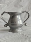 Vintage Wilton Armetale Pewter Creamer   Sugar Set  plough Tavern  Style
