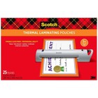 3m Tp385625 Laminating Pouches 11 5  X 17 5  Clear 25 pack