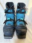 Vintage Scarpa T2x 3-pin 75mm Telemark Ski Boots Blue Teal Size 11 5 Mens Italy