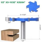 Cnc Spoilboard Surfacing Router Bit 1 2 Shank Cnc Router Slotting Bits