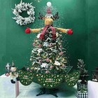 6ft Musical Snowing Christmas Tree W led Lights Indoor Holiday Decorations-deer