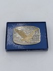 200th Anniversary American Eagle Belt Buckle Sterling Silver 24kt Gold 1982