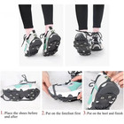 Ice Snow Anti Slip Spikes Grips Grippers Crampons Cleats For Hike Shoes Boot