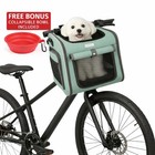New Dog Bike Basket - Premium Dog Basket For Bike  Secure Pet Basket For Ride   