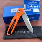 Benchmade Osborne 940 Titanium Handle Orange S30v Stainless Folding Knives
