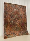 Very Rare Antique Spanish Gordoba Leather Wall Tile   33  