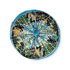 1950s Hand Painted Mexican Circle Skirt Parrot Paradise Sequin Rockabilly Swing