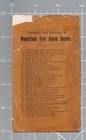 1905 Mansfield Ohio Fire Alarm Box Location Booklet By R J Kuhl Printer