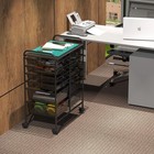 Carrito Utilitario Con 12 Cajones almacenamiento Con Ruedas  Arte Y Manualidades