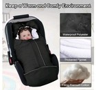 Winter Car Seat Cover Baby  Infant Car Seat Footmuff With Adjustable Hood  Wa   