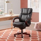 La-z-boy   Bellamy Executive Office Chair With Memory Foam Cushions  Real Wo