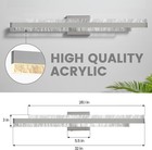 32  Brushed Nickel Dimmable Led Vanity Light 28w  3000k For Bathroom  Wall