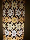 Mid Century Danish Modern Modeline Style Wood  Brass   Fiberglass Table Lamp 28 