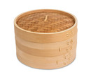 10  Natural Bamboo Steamer Dim Sum Steamer