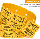 Raffle Tickets Double Roll 1000 Per Roll 50 50 Raffle Tickets For Events  Entry 
