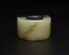 Certified Natural Hetian Jade Hand-carved Exquisite Ring Thumb Ring 5115