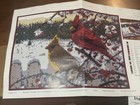 Mary Maxim Latch Hook Rug Kit 36x27    Cardinal Winter Scene