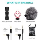 Movo Vxr10 Universal Shotgun Mic For Camera - Camera Microphone For Dslr Ipho   