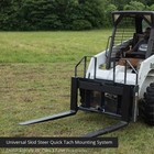 Titan Attachments Class 3 Step-through Pallet Fork Frame  60  Fork Blades  Ssqa