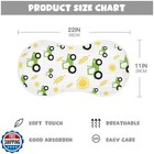 Mazeann Tractor Farm Burp Cloths Baby Boys Girls Absorbent Soft Cotton Burpin