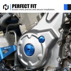 Cnc Crankcase Engine Plugs For Yamaha Yfz450 2004 2005-2009 Yfz 450 2012-2013