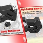 Universal Motorcycle Helmet Lock Anti-theft Lock Padlock Within 38mm Handlebar