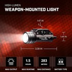 Tlr-1 Hl G u n Light Black Anodized 1000 Lumens White Led For Streamlight Us