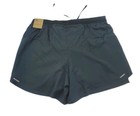 Nike Running Shorts Men s Xl 5    Length Black Stride Dri-fit Brief Lined New  Nwt