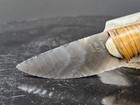 Banded Obsidian Tine Knife Kenny Hull Obsidian Knife Bushcraft Unique Hunting
