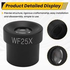 Wf25x Microscope Eyepiece 12mm Wide Field Of View For 23 2mm Mount Port6292