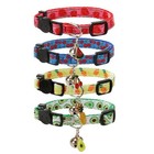 Cat Collars Breakaway With Bell - 4 Pack Cat Safety Collars For Boys   Girls    