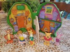 Winnie The Pooh Mr  Sanders Owl Tree House Foldable Vintage Play Set 1992 Disney
