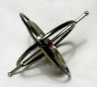 Vintage Star Shape Mid Century Metal Gyroscope Spinning Top Classic Toy  4   