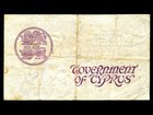 Cyprus p-23 10 Shillings 1948   King George Vi   Rare   Vf  