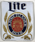 3 Miller Lite Beer Patches  A Fine Pilsner 6  By 7 3 4  New Old Stock