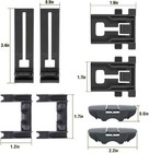 10 Packs W10350375 Dishwasher Top Rack Adjuster For Whirlpool Kenmore W10712395 