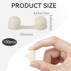 100 Pieces Disposable Nose Filters Nose Plug Filter For Spray 100 Pcs White
