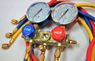 Manifold Gauge Set Hoses R410a R22 R134a Ac Hvac Charge Diagnosis Recovery Tool